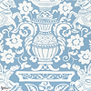 Galway behang-Thibaut-Blue-Rol-Selected Wallpapers-Interiors