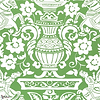 Galway behang-Thibaut-Green-Rol-Selected Wallpapers-Interiors