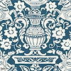 Galway behang-Thibaut-Navy-Rol-Selected Wallpapers-Interiors