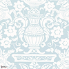 Galway behang-Thibaut-Spa Blue-Rol-Selected Wallpapers-Interiors