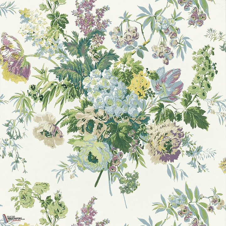 Garden Club behang-Anna French-Lavender-Rol-Selected Wallpapers-Interiors