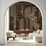 Garigliano behang-Les Dominotiers-wallpaper-tapete-Selected-Wallpapers-Interiors