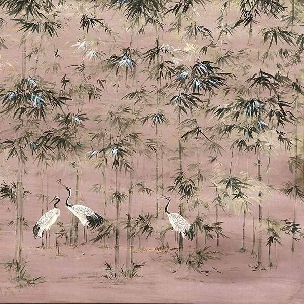 Garzas-Coordonne-wallpaper-Rose-Non Woven-Selected-Wallpapers-Interiors