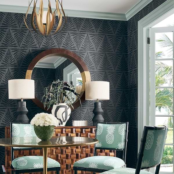 Gasparilla behang-Thibaut-Selected Wallpapers-Interiors