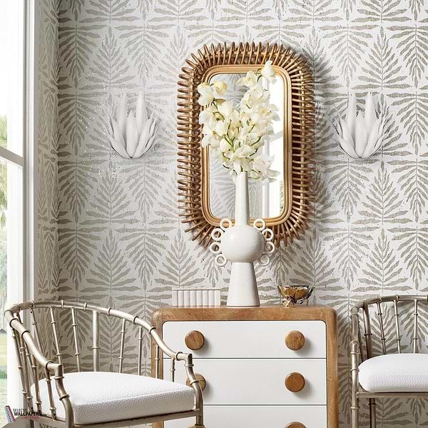 Gasparilla behang-Thibaut-Selected Wallpapers-Interiors