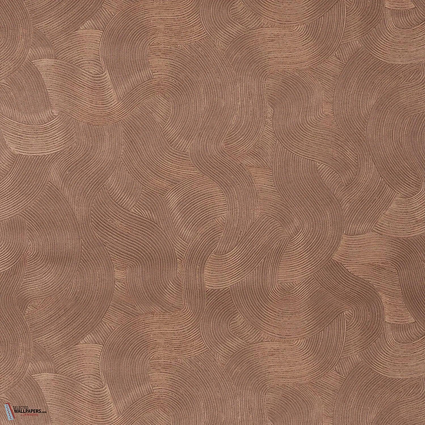Gemmae behang-Casamance-Bordeaux/Cuivre-Rol-Selected Wallpapers-Interiors