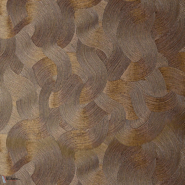 Gemmae behang-Casamance-Dore Fonce-Rol-Selected Wallpapers-Interiors