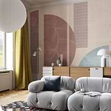 Geometric Dance-Behang-Tapete-Inkiostro Bianco-Selected Wallpapers