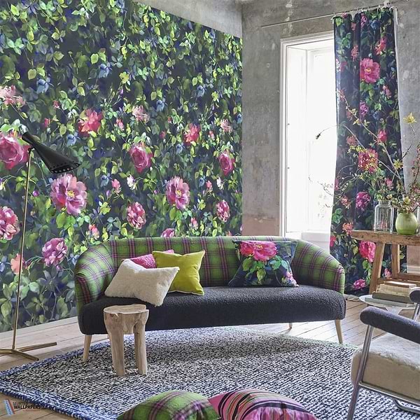 Gertrude Rose-behang-Tapete-Designers Guild-Selected Wallpapers
