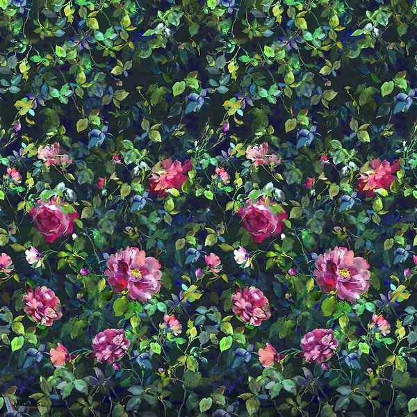 Gertrude Rose-behang-Tapete-Designers Guild-Fuchsia-Set-PDG1154/01-Selected Wallpapers