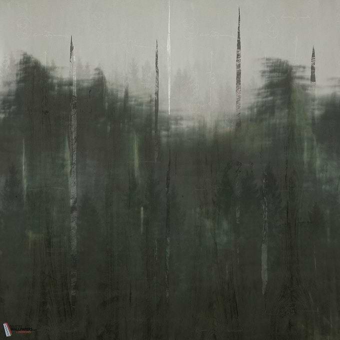 Ghostforrest behang-Wall & Deco-02-d.ecodura Texture-M2-Selected Wallpapers-Interiors