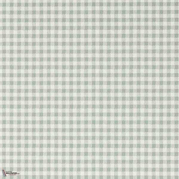 Gingham behang-Sanderson-Duck blue-Rol-Selected Wallpapers-Interiors