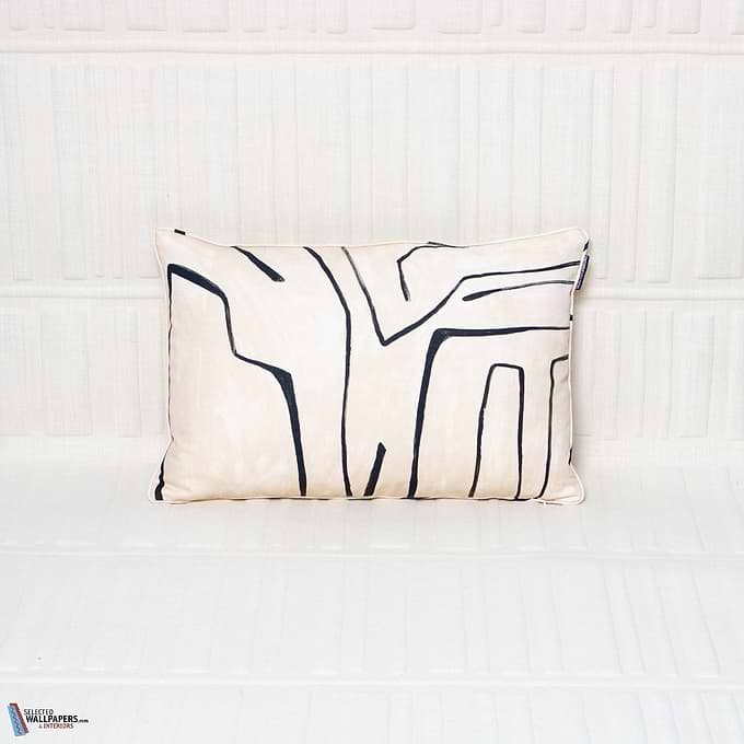 Graffito kussen-cushion-kissen-Kelly Wearstler-Linen/Onyx-60 x 40 cm-Selected-Wallpapers-Interiors