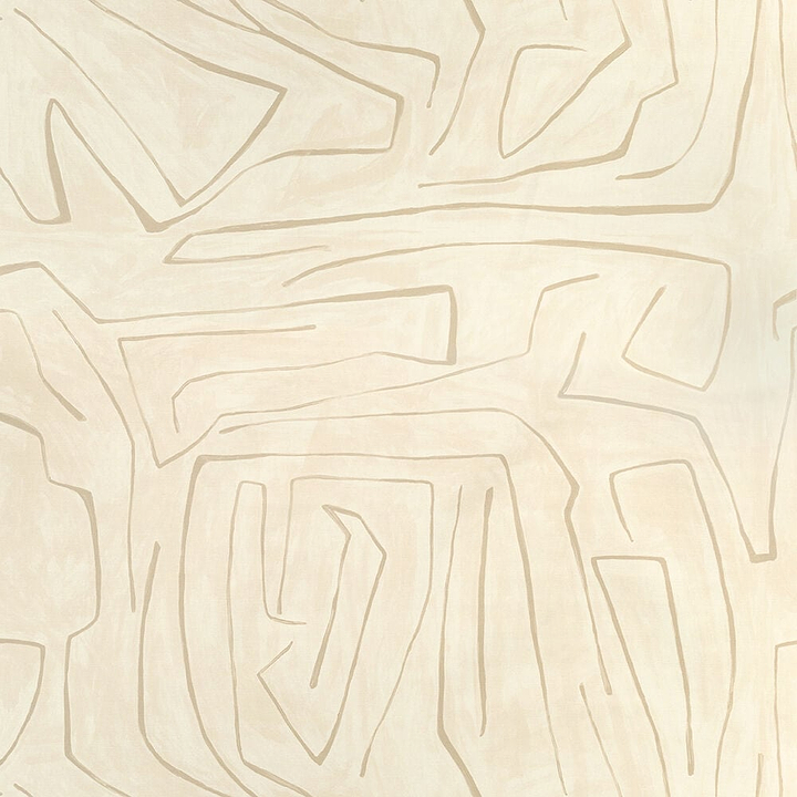 Graffito stof-Fabric-Tapete-Kelly Wearstler-Parchment-Meter (M1)-GWF-3530.116-Selected Wallpapers