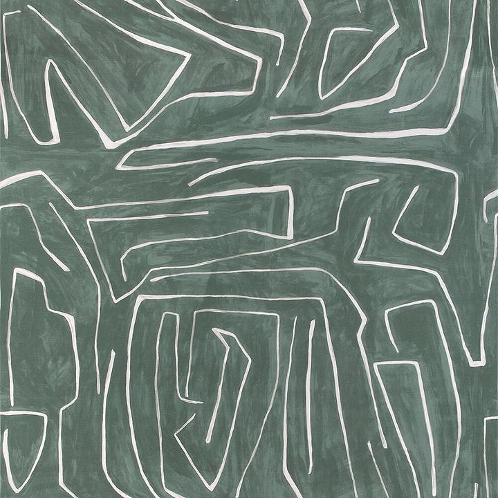 Graffito stof-Fabric-Tapete-Kelly Wearstler-Denim-Meter (M1)-GWF-3530.151-Selected Wallpapers