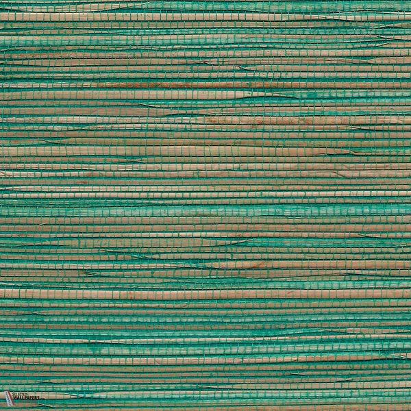 Grass Roots-Phillip Jeffries-wallpaper-behang-Tapete-wallpaper-Fairfield Teal-Rol-Selected Wallpapers