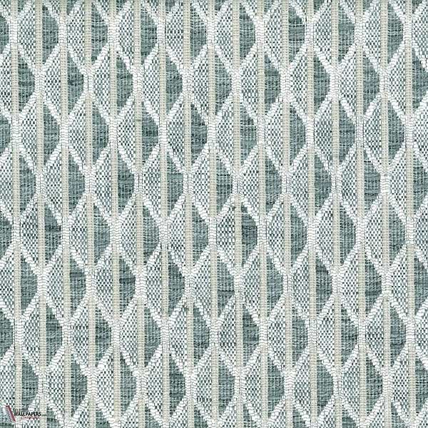 Grey Hills stof-Casamance-Bleu baltique-Meter (M1)-Selected Wallpapers-Interiors
