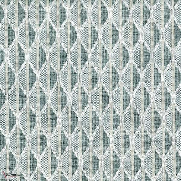 Grey Hills stof-Casamance-Bleu baltique-Meter (M1)-Selected Wallpapers-Interiors