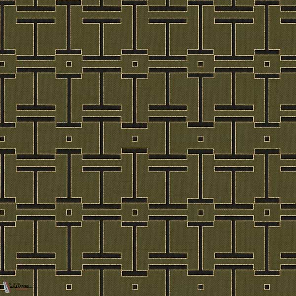 Grid behang-Coordonne-wallpaper-tapete-Olive-Non Woven-Selected-Wallpapers-Interiors