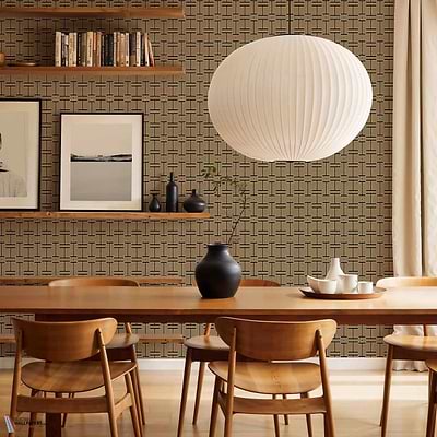 Grid behang-Coordonne-wallpaper-tapete-Selected-Wallpapers-Interiors