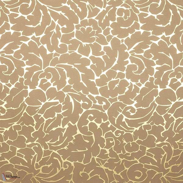 Guimard behang-Casamance-Sable Fonce Dore-Meter (M1)-Selected Wallpapers-Interiors