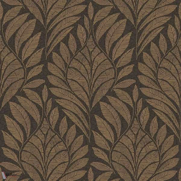 Gustav behang-Casamance-Anhracite/Dore-Rol-Selected Wallpapers-Interiors