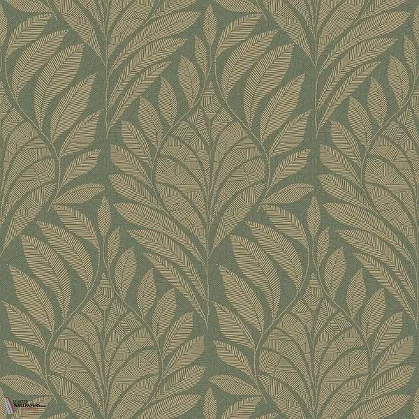 Gustav behang-Casamance-Vert de Gris/Dore-Rol-Selected Wallpapers-Interiors