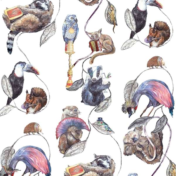 Hackney Empire behang-House of Hackney-wallpaper-tapete-White-200 cm-Selected-Wallpapers-Interiors