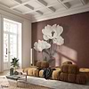 Haerdaceous Paeony behang-Inkiostro Bianco-Selected Wallpapers-Interiors