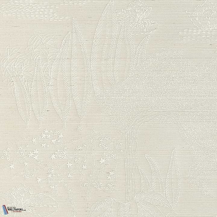 Hasu-Casamance-wallpaper-behang-Tapete-wallpaper-Ivoire Blanc-Meter (M1)-Selected Wallpapers