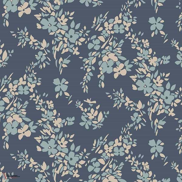 Hegemone-Wallpaper-Farrow & Ball-Stiffkey Blue-Roll-BP5706-Selected Wallpapers