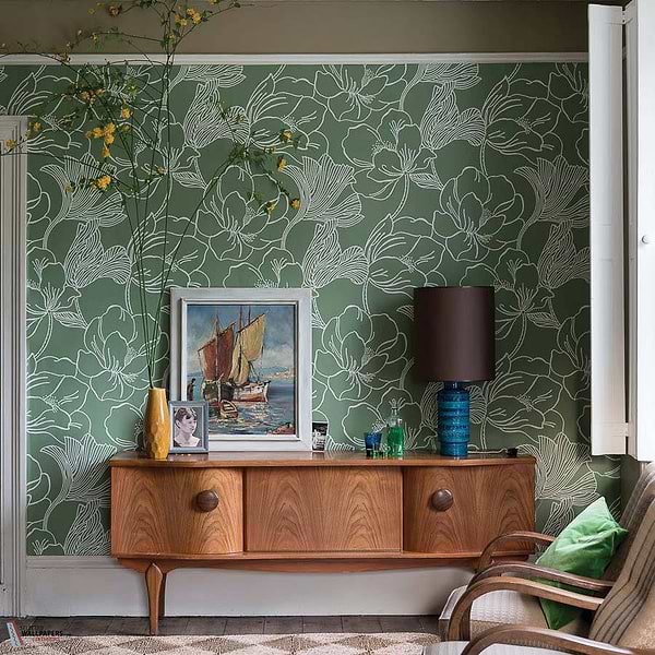 Helleborus behang-Behang-Farrow & Ball-Selected Wallpapers & Interiors