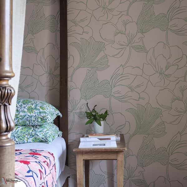 Helleborus behang-Behang-Farrow & Ball-Selected Wallpapers & Interiors