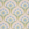 Hencroft-behang-Tapete-Little Greene-Blue Primula-Rol-0245HEBLUEP-Selected Wallpapers