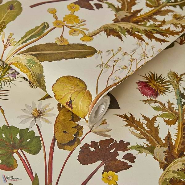 Herbarium behang-House of Hackney-wallpaper-tapete-Selected-Wallpapers-Interiors