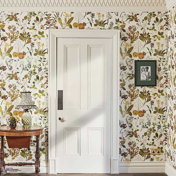 Herbarium behang-House of Hackney-wallpaper-tapete-Selected-Wallpapers-Interiors