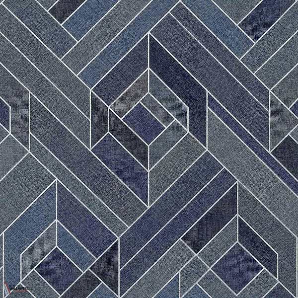 Hexagonal behang-Coordonne-wallpaper-tapete-Ultramarine-Non Woven-Selected-Wallpapers-Interiors