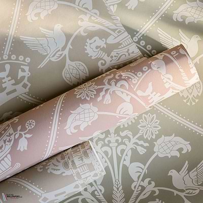 Highgrove damask behang-Sanderson-Selected Wallpapers-Interiors