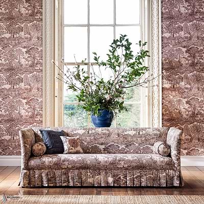 Highgrove toile behang-Sanderson-Selected Wallpapers-Interiors