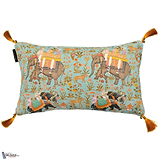 Hindustan Kussen-Kussen-Mind the Gap-Kissen-Cushion-Aquamarine-50 x 30 cm-Selected Interiors