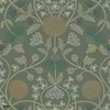 Hippolyte behang-Casamance-Vert de Gris/Dore-Rol-Selected Wallpapers-Interiors