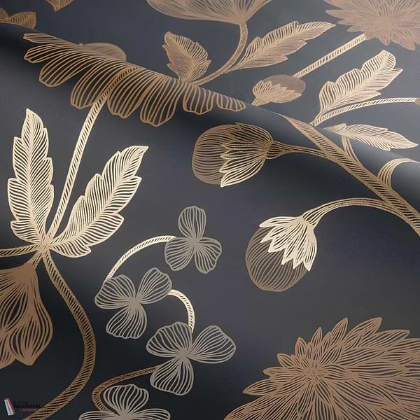 Hippolyte behang-Casamance-Selected Wallpapers-Interiors