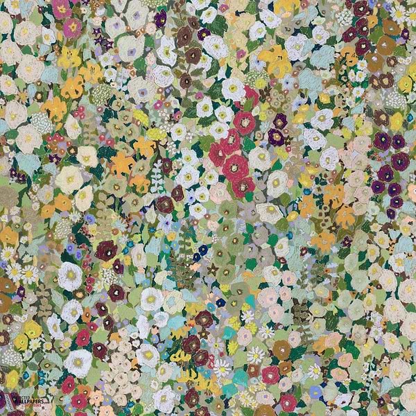 Hollyhocks behang-House of Hackney-wallpaper-tapete-Summer-200 cm-Selected-Wallpapers-Interiors