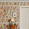 Hollyhocks behang-House of Hackney-wallpaper-tapete-Selected-Wallpapers-Interiors