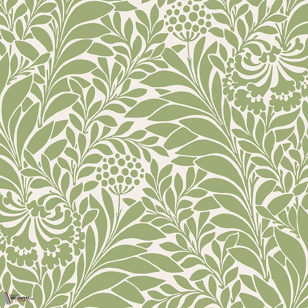 Honeysuckle behang-Cole & Son-Spring Green-Rol-Selected Wallpapers-Interiors