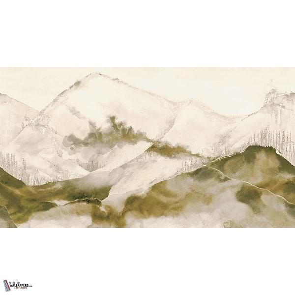 Horizon behang-Casamance-Sable beige doré-Set-Selected Wallpapers-Interiors