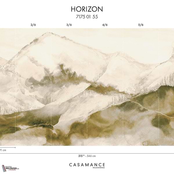 Horizon behang-Casamance-Selected Wallpapers-Interiors