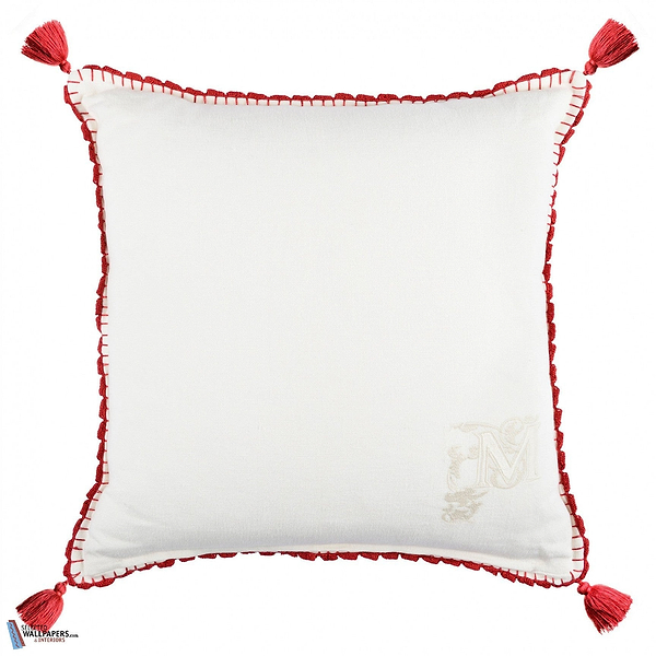 Horse Parade Kussen-Kussen-Mind the Gap-Kissen-Cushion-Green & Red-50 x 50 cm-Selected Interiors