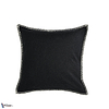 Housse de Coussin Arthur's Seat-Kussen-Casamance-Cushion-Black-45 x 45 cm-Selected Interiors