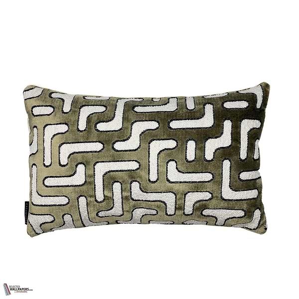 Housse de Coussin Bryce kussen-Casamance-Kaki-50 x 30 cm-Selected Wallpapers-Interiors